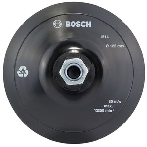 Taler-supert de slefuit cu arici, 125mm, filet M14, BOSCH