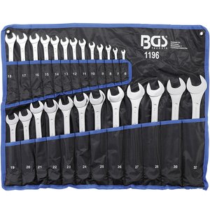 Set 25 chei combinate 6 - 32 mm pentru uz profesional, BGS