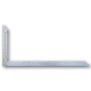 Echer dulgheri, otel zincat, 1000 x 380 mm, cu gauri pentru marcare, Sola tip ZWZA 1000