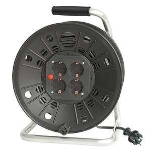 Derulator 4 prize, 3x2.5 / 50m, 3500W, Topelectro