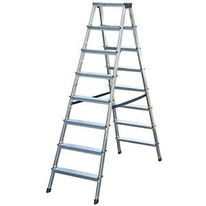 Scară Krause Monto Dopplo dublă 2x8 trepte – stabilitate profesională pentru lucrări sigure