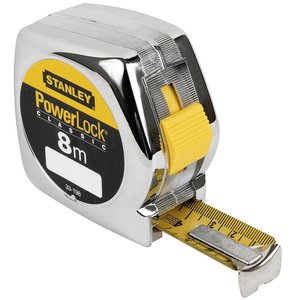 Ruleta PowerLock carcasa ABS, 8m, latime 25mm