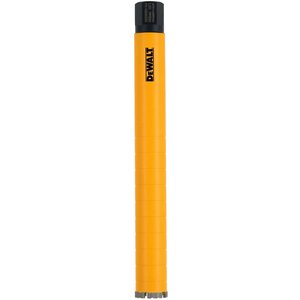 Carota diamantata gaurire umeda DeWALT, prindere 1.1/4 , Ø52x450 mm, segmente 10mm turbo, indicator adancime