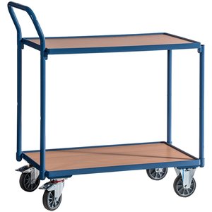 Carucior industrial, 2 polite, capacitate 300 kg