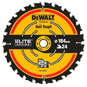 Disc (panza) pentru fierastrau circular, 184x16x1.65 mm, 24 dinti (taiere fina), pentru lemn, tip Dewalt EXTREME