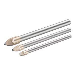 Set 3 burghie Stanley STA53312-QZ pentru sticla si placi ceramice, in blister, Ø 5, 6 si 8 mm