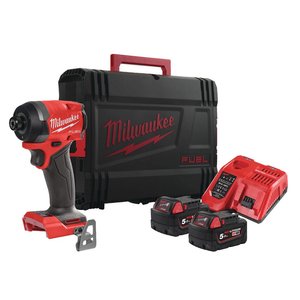 Masina de insurubat cu impact subcompacta, cu acumulatori 18V Li-Ion Redlink 2x 5.0 Ah, 226 Nm , tip M18FID3MC-502X