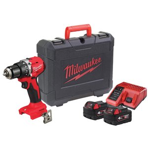 Masina de gaurit cu percutie cu acumulatori 18V Li-Ion 2x4.0 Ah Milwaukee tip M18BLPDRCMC-402C