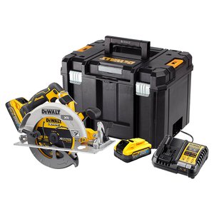 Fierastrau circular 18V, cu acumulatori Li-Ion PowerStack, 2 x 5 Ah, disc 190 mm, tip DCS573H2T-QW