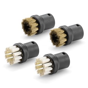 Set 4 perii rotunde pentru curatitoarele cu abur Karcher