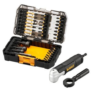 Set 33 piese, adaptor unghiular Flextorq si biti, Dewalt McLaren Limited Edition tip DT70782-QZ