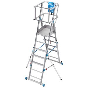 Scari duble cu trepte pe o parte