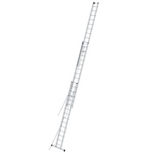 Scara culisanta cu sfoara, din aluminiu Stabilo 3x14 trepte