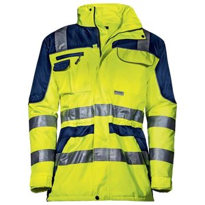 Geaca reflectorizanta galbena Parka Uvex Protection Flash, marime 2XL