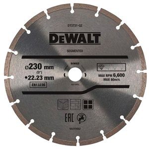 Disc diamantat Eco1 Universal, pentru materiale de santier, 230x22.2x2.4 mm, tip DT3731-QZ