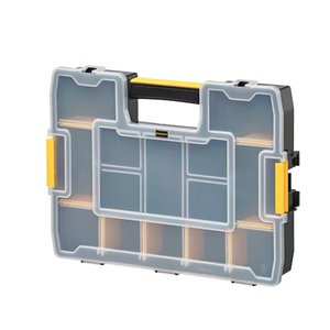 Organizator STANLEY® SORTMASTER® JUNIOR 14 compartimente, 370x290x67 mm cu incuietori metalice