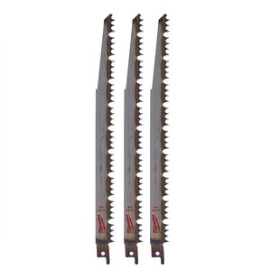 Pânze fierăstrău sabie MILWAUKEE 240mm / 5.5 mm - pentru lemn, set 3 bucati
