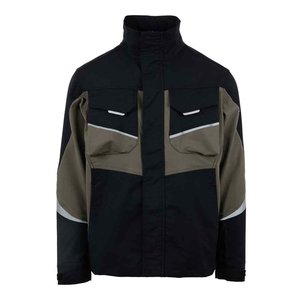 Jacheta Stretch, Liscia, Verde-Negru, marimea XL