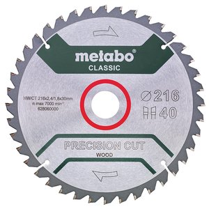 Disc pentru circular, 216 x 30 mm, 40 dinti, Multi-Cut