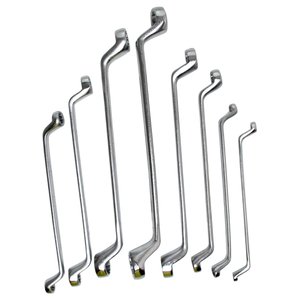 Set 8 chei inelare cu cot 6 - 22 mm, BGS