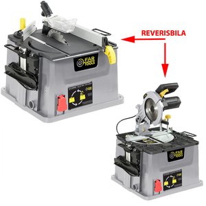 Fierastrau circular de banc reversibil basculant, 1500W, diametru disc 210 mm, tip TD 1500