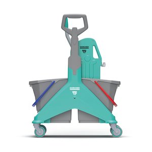 Carucior cu 2 galeti 15l, Kärcher, tip Nickita Tec 2 x 15l