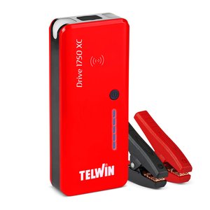 Robot de pornire portabil 12V Li-Po, USB-A + USB-C, multifunctional 4 modui, Telwin DRIVE 1750XC