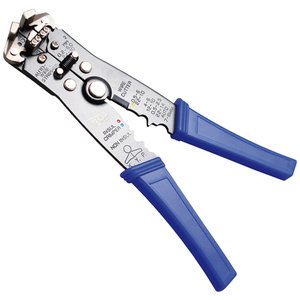 Cleste de dezizolat automat si sertizat papuci izolati si neizolati BGS, 0.13-6mm², 210mm