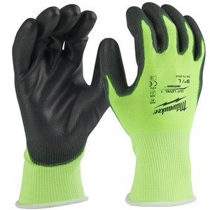 Manusi de inalta vizibilitate rezistente la taiere nivel A, marime L/9