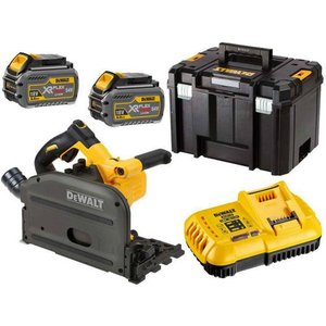 Fierastrau circular 165 mm, cu acumulatori Li-Ion XR FLEXVOLT 54 V 2x 6.0 Ah, BRUSHLESS, DeWalt tip DCS520T2-QW