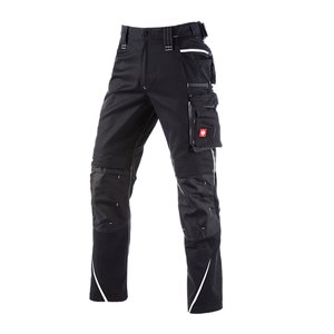 Pantaloni de lucru ergonomici Strauss, e.s.motion 2020, negru-platina, marimea 48