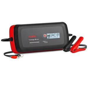 Redresor auto 12-24V Telwin cu functie de mentinere tip T-CHARGE 20 EVO si ecran LCD, pentru baterii WET, GEL, AGM, MF, PbCa, EFB