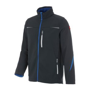 Geacă Softshell de lucru Strauss, e.s. motion 2020, negru-grafit/albastru, marimea XS