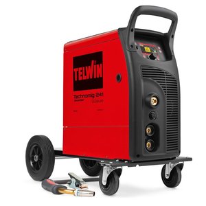 Aparat de sudura multiproces MIG/MAG TECHNOMIG 241 WAVE, 230V, cu sistem WAVE OS si display TFT color, Telwin