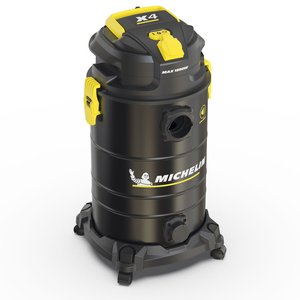 Aspirator silentios uscat/umed Michelin, X4 30L S, 30l, 1000W, 19kPa, functie suflare, cuva inox