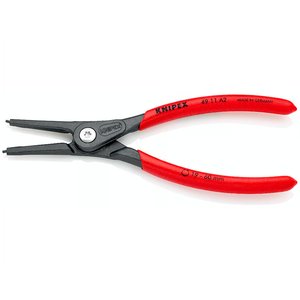 Cleste de precizie KNIPEX pentru inele de siguranță exterioare pe axe, Ø 10 -25 mm, 140 mm, 100 g
