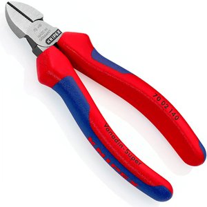 Cleste de forta KNIPEX cu taietura laterala (sfic), 140 mm, in blister
