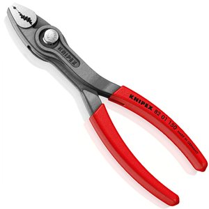 Cleste combinat KNIPEX TwinGrip cu prindere frontala si laterala, 150 mm, in blister
