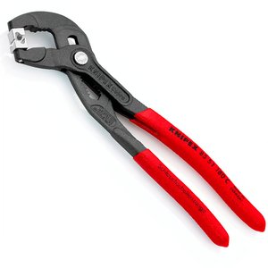 Cleste KNIPEX pentru coliere cu clic, 180 mm, in blister