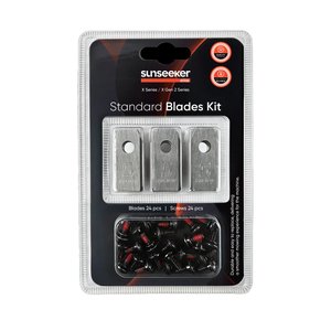 Set 24 lame + 24 suruburi pentru robotii de tuns iarba Sunseeker Elite X/XGen2