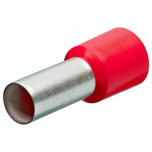 Ferule standard KNIPEX pentru clestii de sertizat cabluri electrice, 10.00 mm² - ROSU, 100 buc