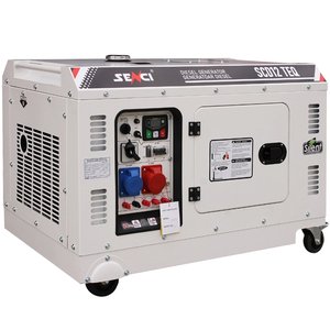 Generator de curent trifazat, insonorizat, pornire electrica, 12.5 kVA, SENCI SCD12 TEQ