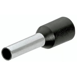 Ferule lungi KNIPEX pentru clestii de sertizat cabluri electrice, 1.5 mm² - NEGRU, 200 buc