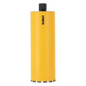 Carota diamantata gaurire umeda DeWALT, prindere 1.1/4, Ø122x450 mm, segmente 10mm turbo, indicator adancime