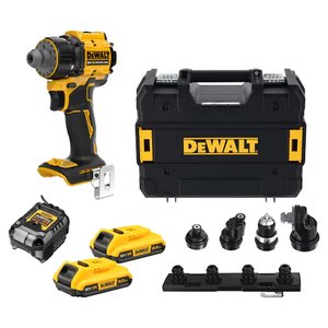 Masina de gaurit/insurubat cu capete multiple, 2 acumulatori 18V 2.0 Ah Li-Ion XR, DeWalt, DCD803D2T-QW
