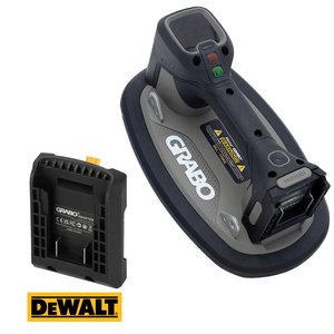 Ventuza electrica cu vacuum GRABO PRO BRUSHLESS, compatibila cu acumulatorii Dewalt 18V