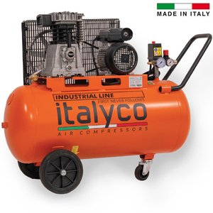 Compresor monofazat profesional 100l, debit 350l/min, ITALYCO KP100-3