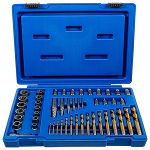 Set extractoare si burghie, 49 piese