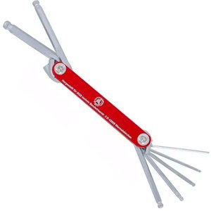 Set 7 chei imbus cu bila, rabatabile, cu suport metalic, 1.5 - 6 mm, BGS