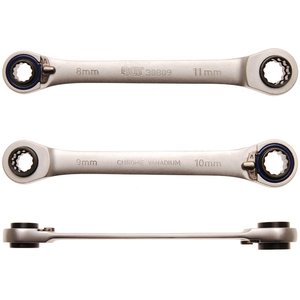 Chei inelare duble cu clichet, reversibile